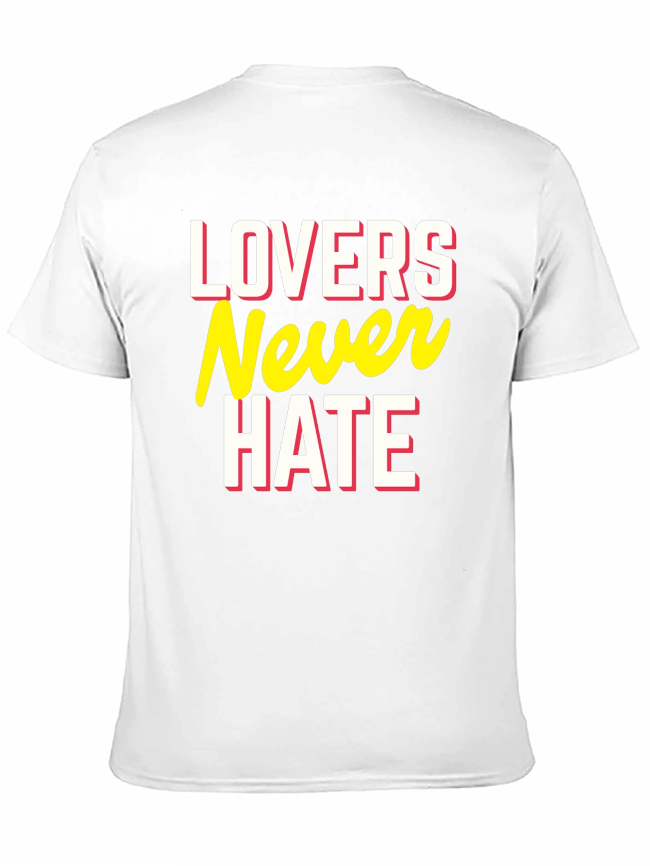 Camiseta Negra Lovers Never Hate