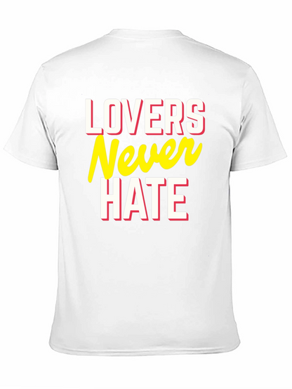 Camiseta Negra Lovers Never Hate