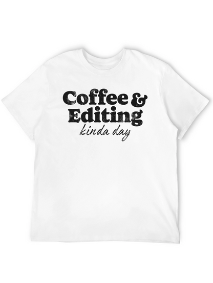 Camiseta Negra Coffee & Editing