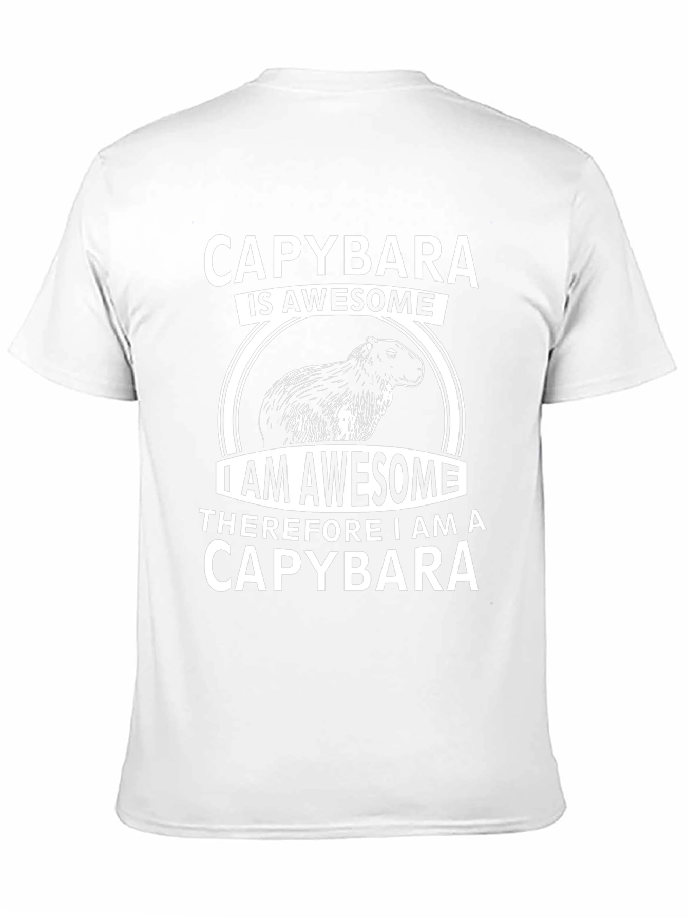 Camiseta Capybara Awesome - Diseño Original