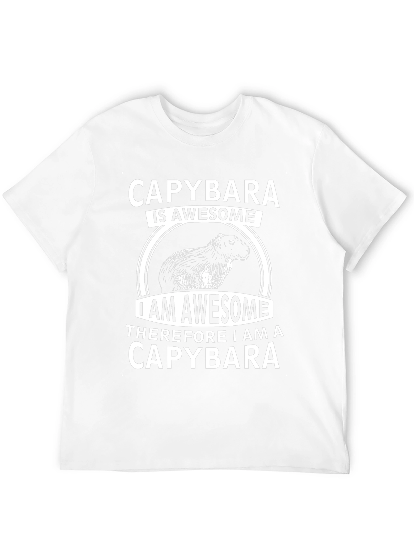 Camiseta Capybara Awesome - Diseño Original