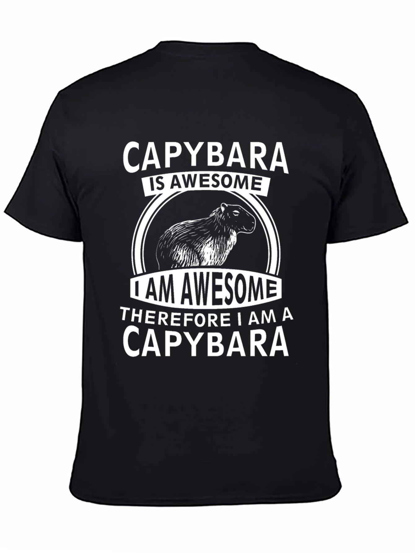 Camiseta Capybara Awesome - Diseño Original