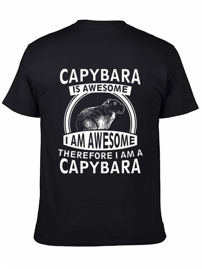 Camiseta Capybara Awesome - Diseño Original
