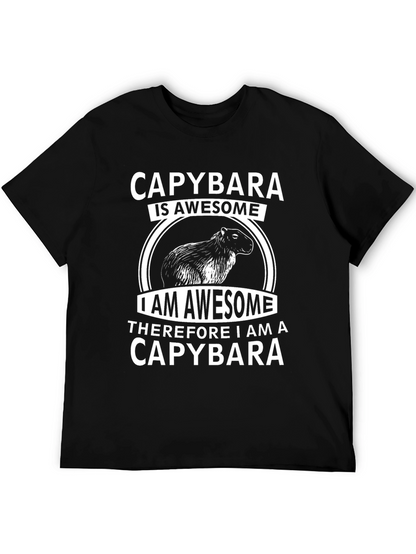 Camiseta Capybara Awesome - Diseño Original