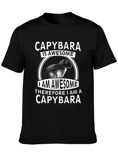 Camiseta Capybara Awesome - Diseño Original