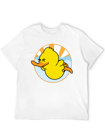 Camiseta Negra Pato Sonriente