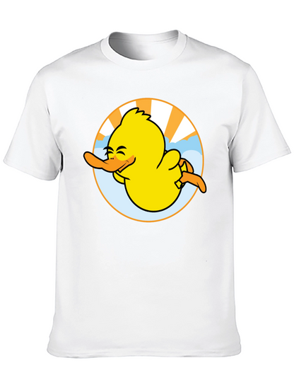 Camiseta Negra Pato Sonriente
