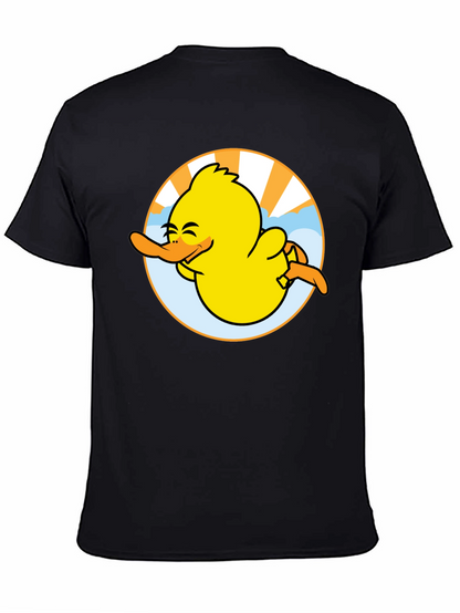Camiseta Negra Pato Sonriente