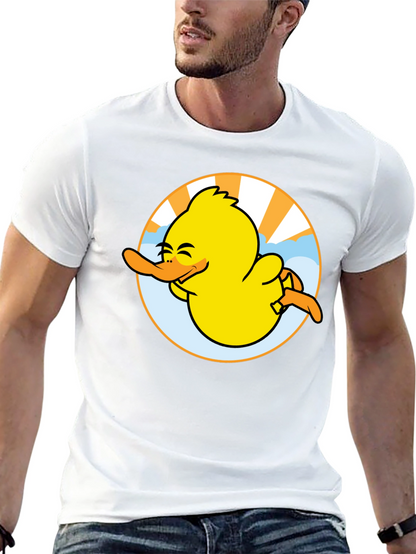 Camiseta Negra Pato Sonriente
