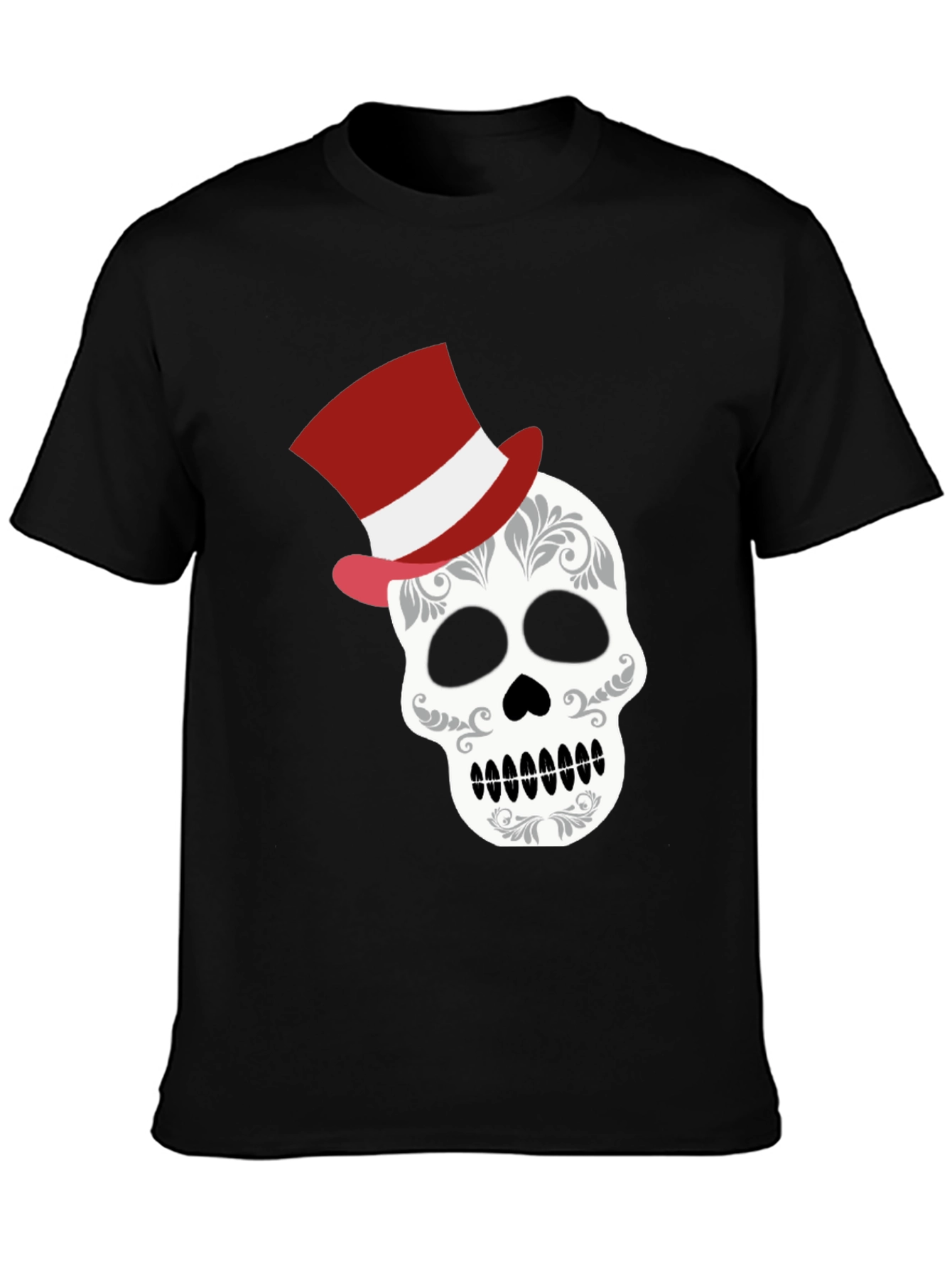 Camiseta Calavera Elegante con Sombrero - Diseño Único