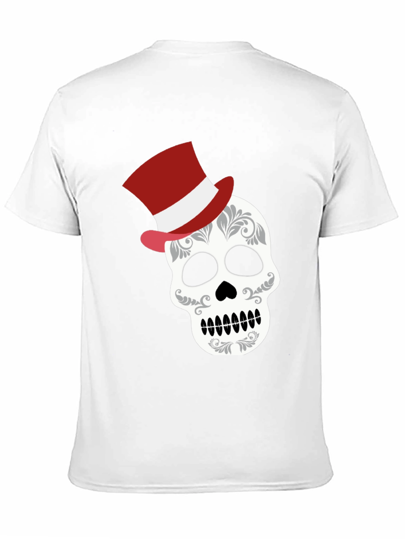 Camiseta Calavera Elegante con Sombrero - Diseño Único