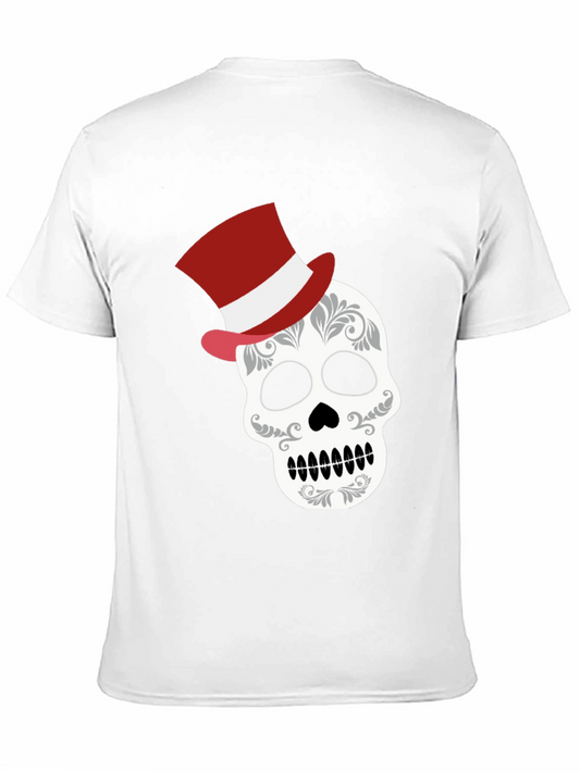 Camiseta Calavera Elegante con Sombrero - Diseño Único