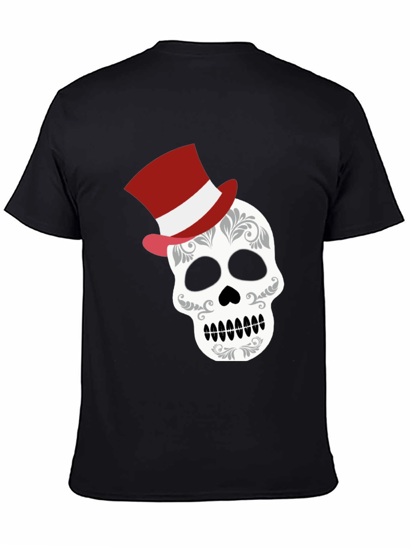 Camiseta Calavera Elegante con Sombrero - Diseño Único