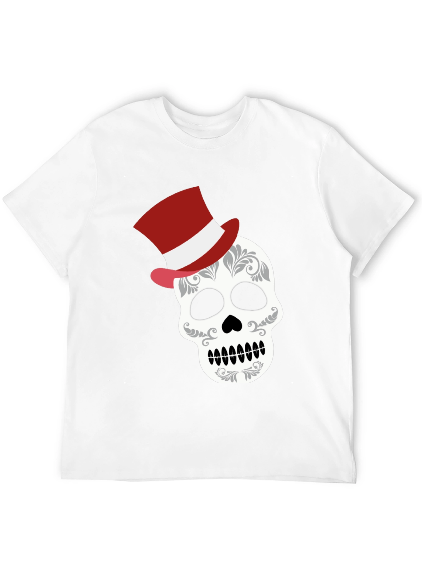 Camiseta Calavera Elegante con Sombrero - Diseño Único