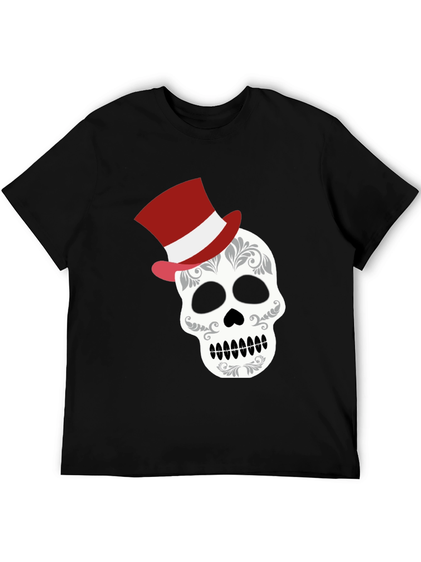 Camiseta Calavera Elegante con Sombrero - Diseño Único