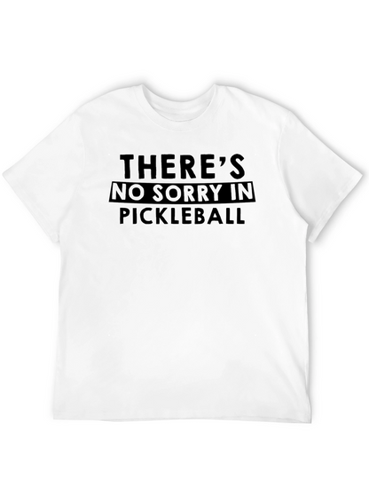 Camiseta Negra: Sin Arrepentimientos en Pickleball