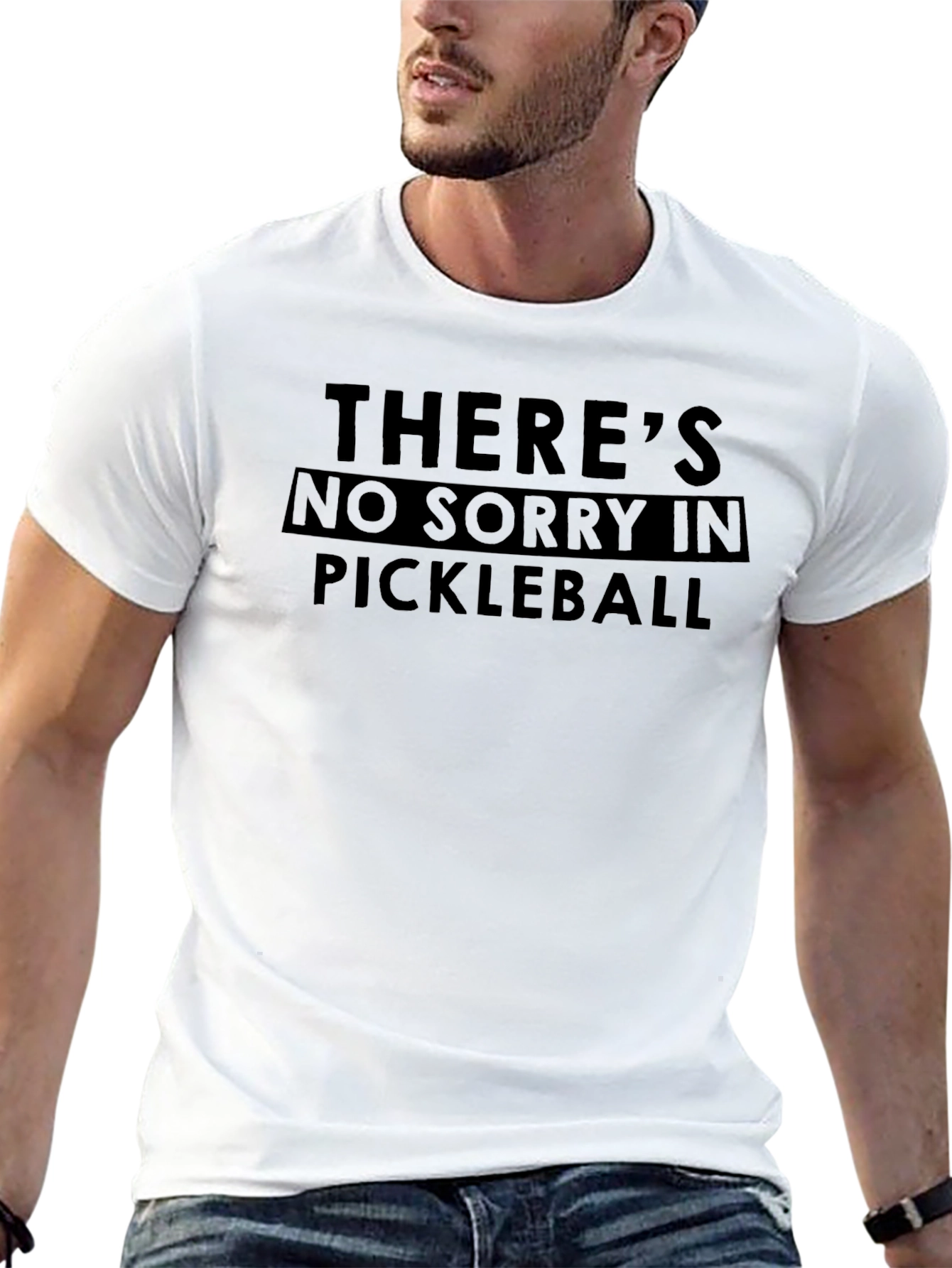 Camiseta Negra: Sin Arrepentimientos en Pickleball