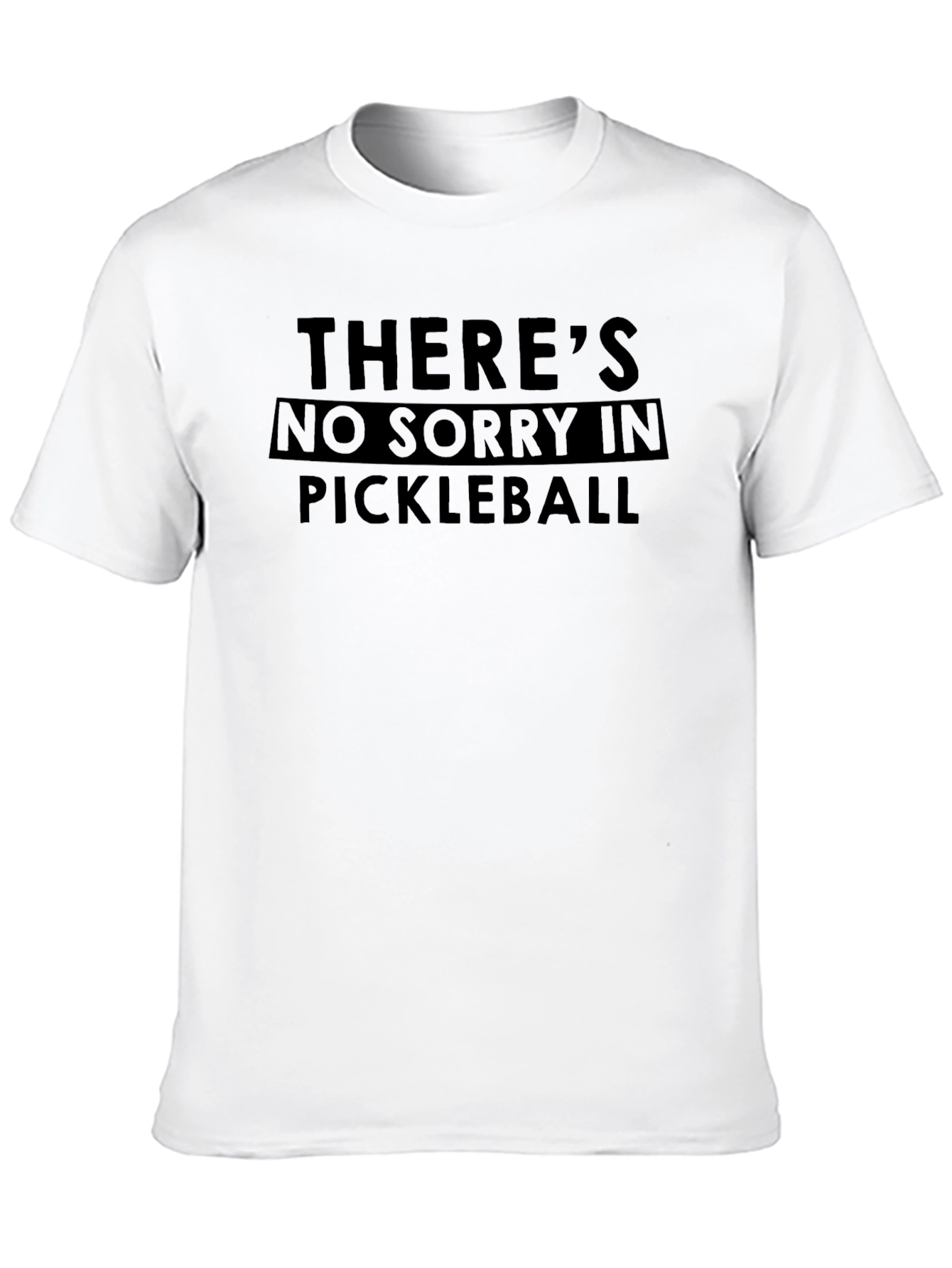 Camiseta Negra: Sin Arrepentimientos en Pickleball