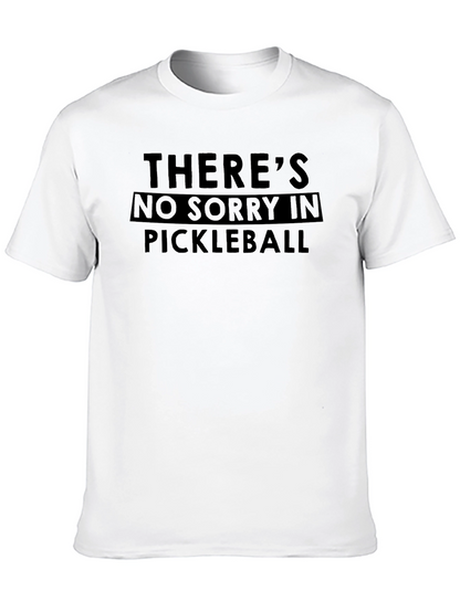 Camiseta Negra: Sin Arrepentimientos en Pickleball