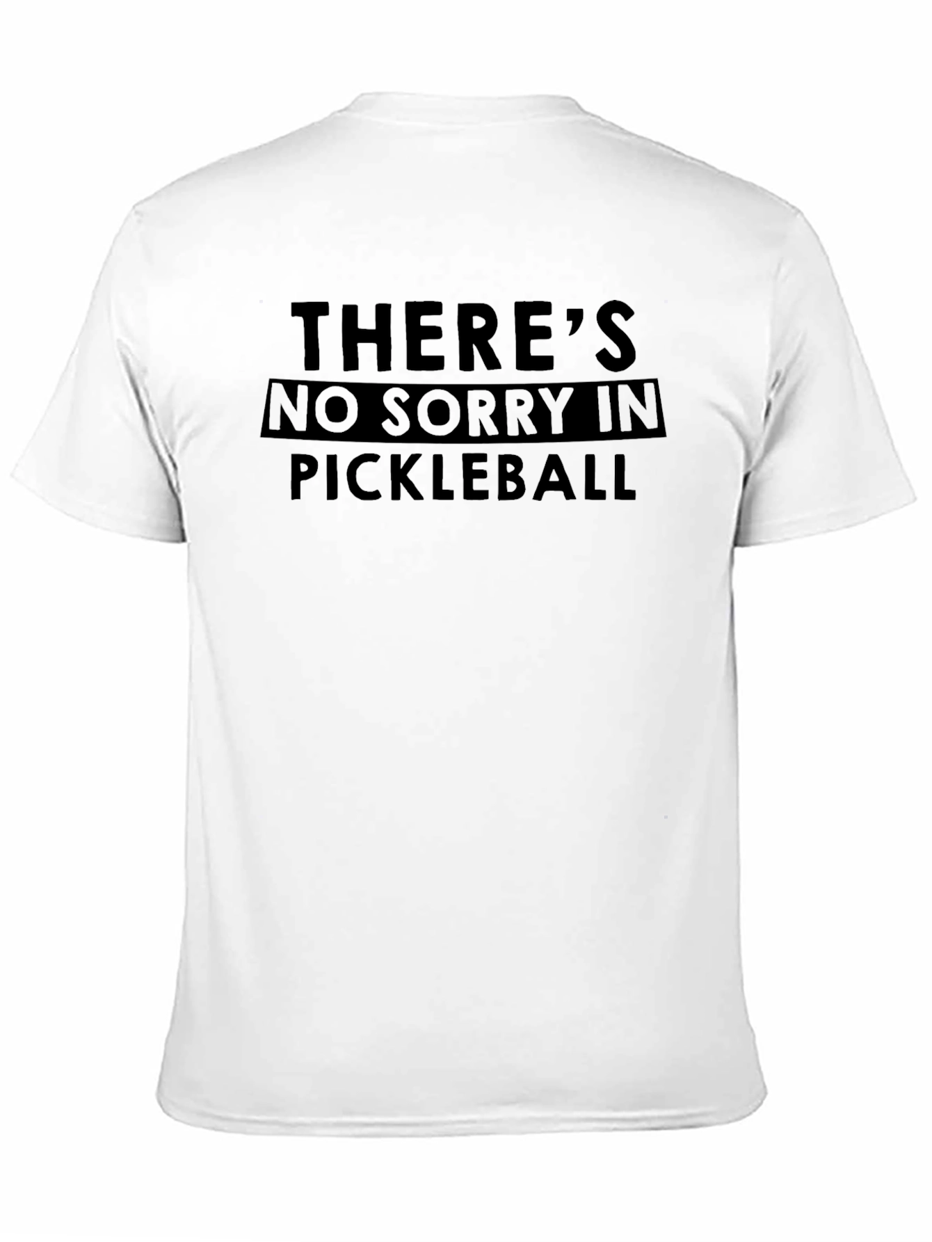 Camiseta Negra: Sin Arrepentimientos en Pickleball