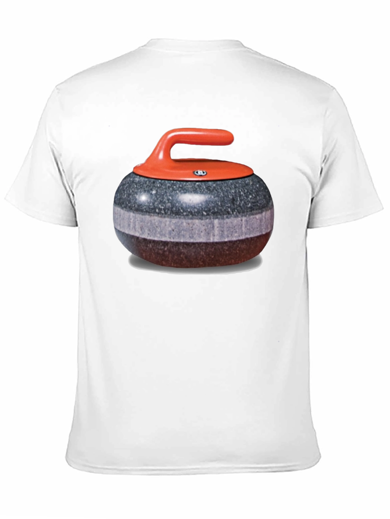 Camiseta Hombre Diseño Piedra de Curling