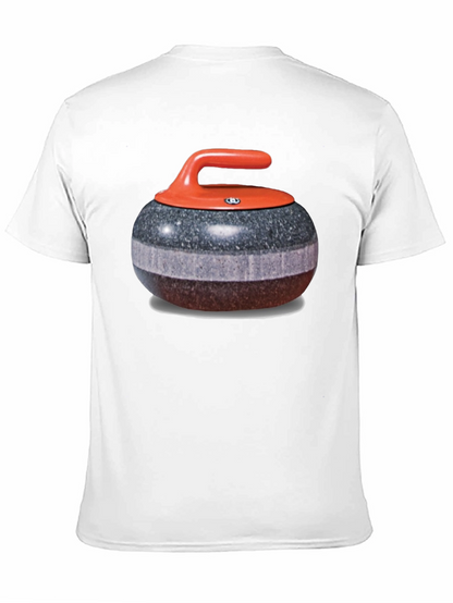 Camiseta Hombre Diseño Piedra de Curling
