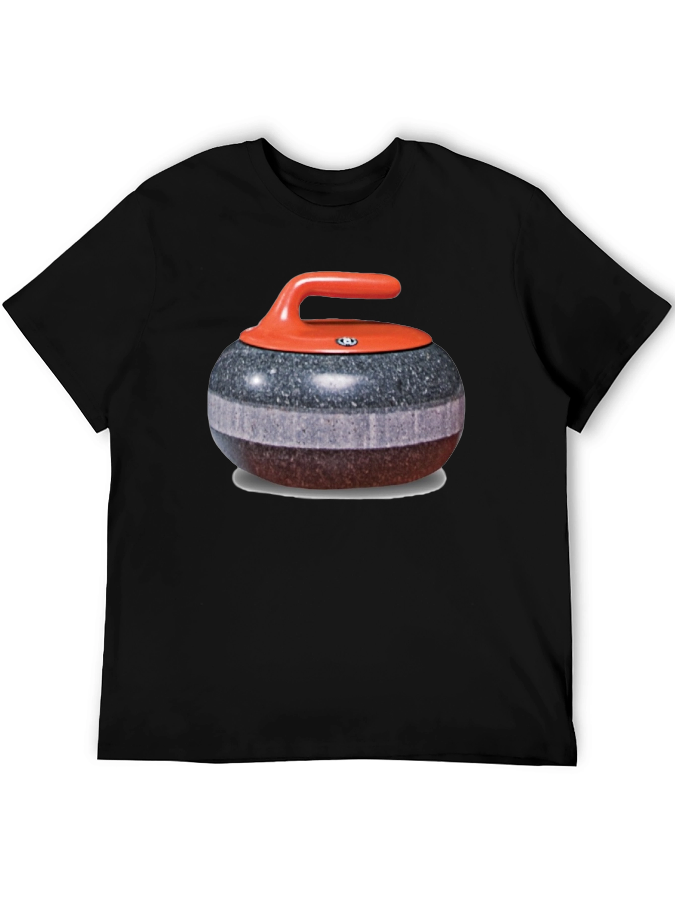 Camiseta Hombre Diseño Piedra de Curling