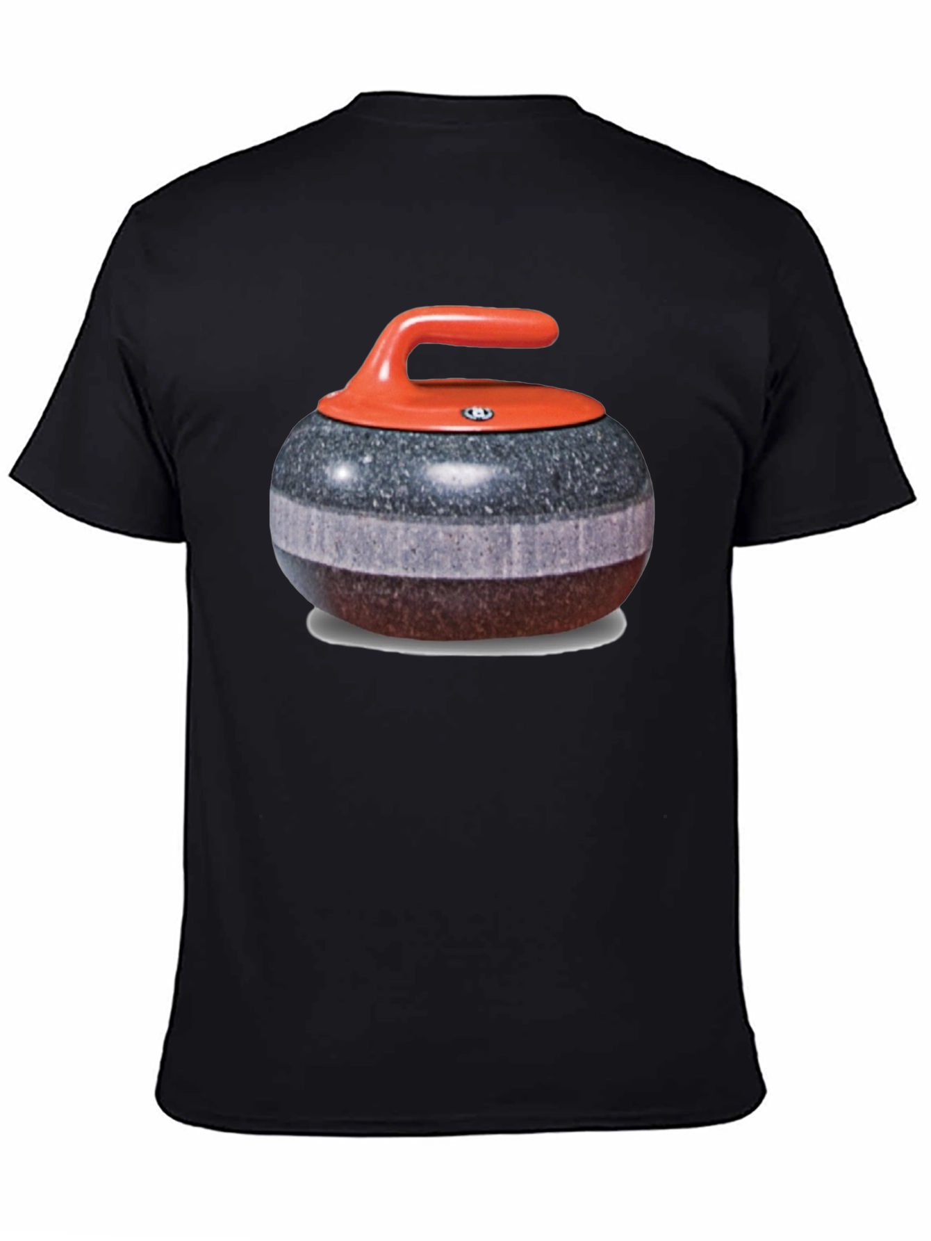 Camiseta Hombre Diseño Piedra de Curling
