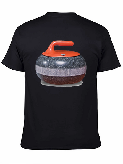 Camiseta Hombre Diseño Piedra de Curling