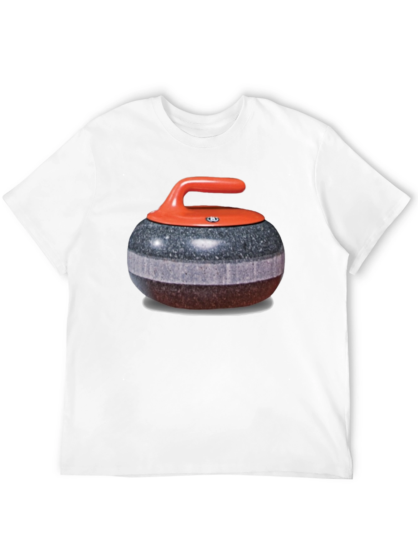 Camiseta Hombre Diseño Piedra de Curling