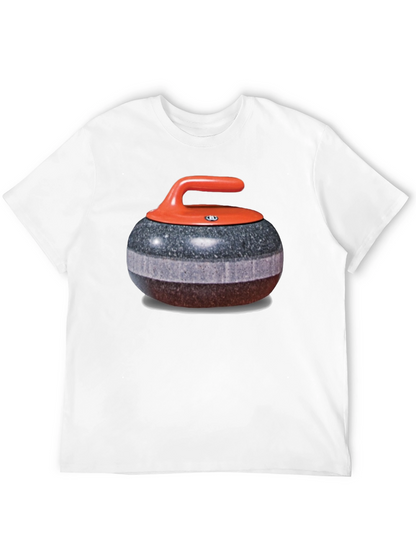 Camiseta Hombre Diseño Piedra de Curling