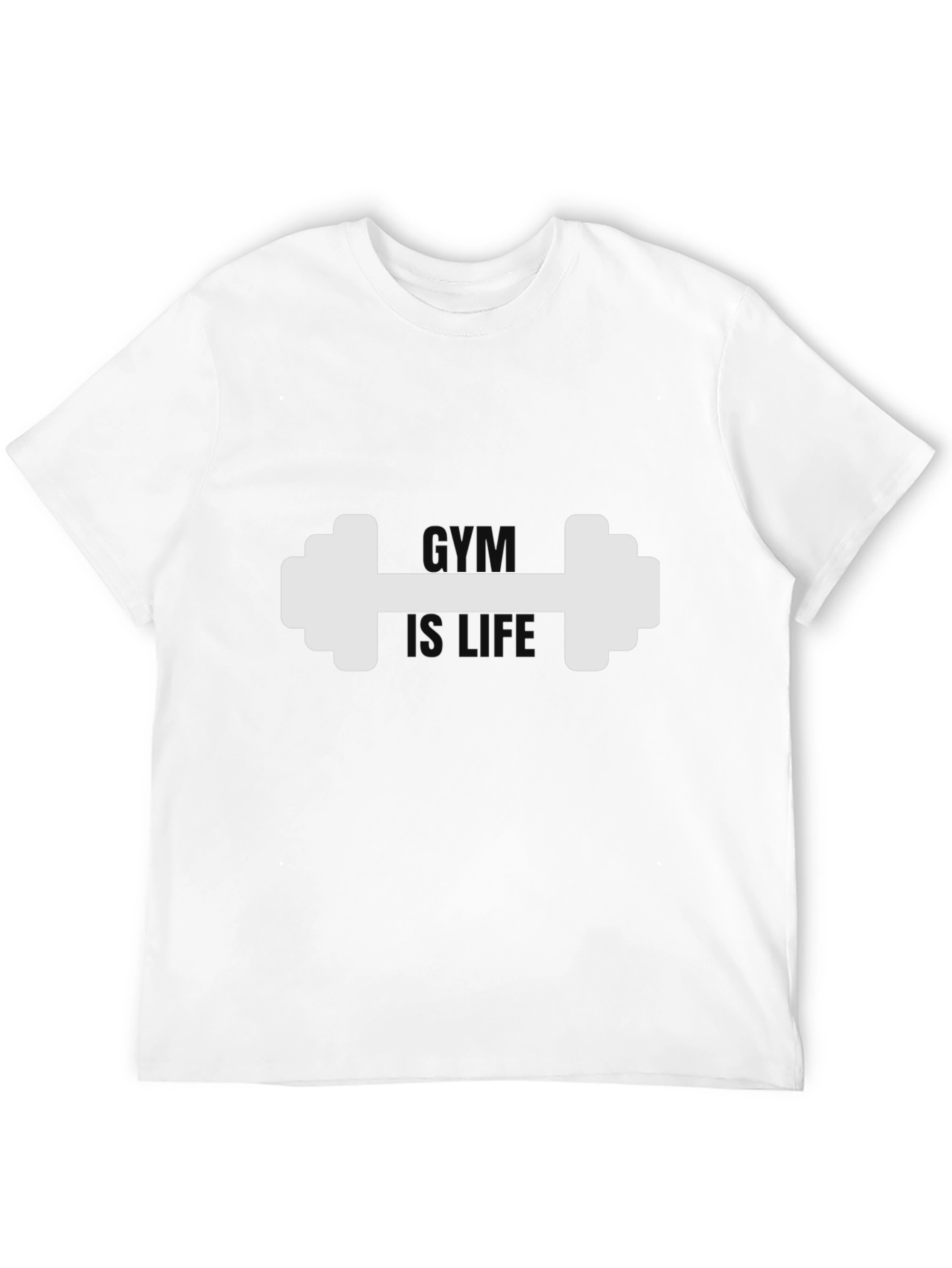 Camiseta Negra Gym is Life