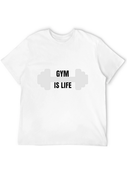 Camiseta Negra Gym is Life