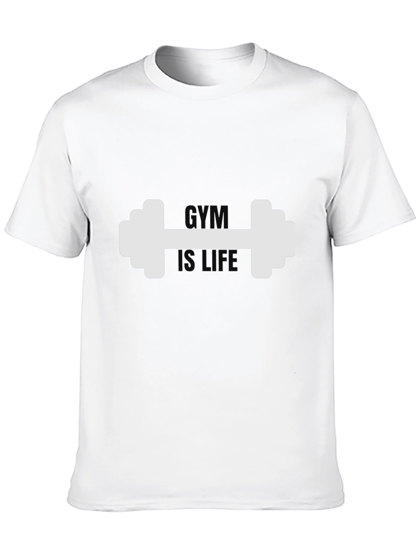Camiseta Negra Gym is Life