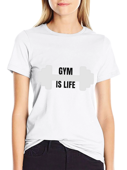 Camiseta Negra Gym is Life