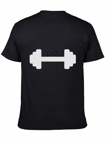 Camiseta Negra Gym is Life
