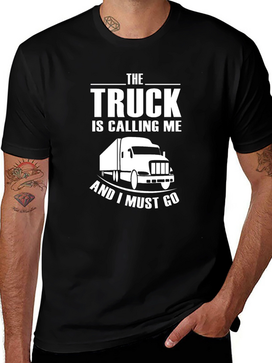 Camiseta Negra: El Camión Me Llama