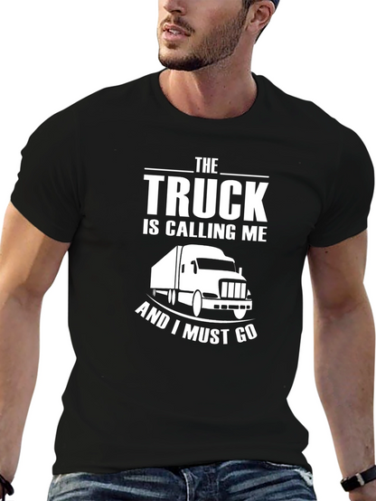 Camiseta Negra: El Camión Me Llama
