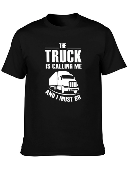 Camiseta Negra: El Camión Me Llama