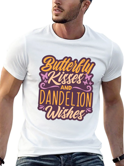 Camiseta Butterfly Kisses and Dandelion Wishes