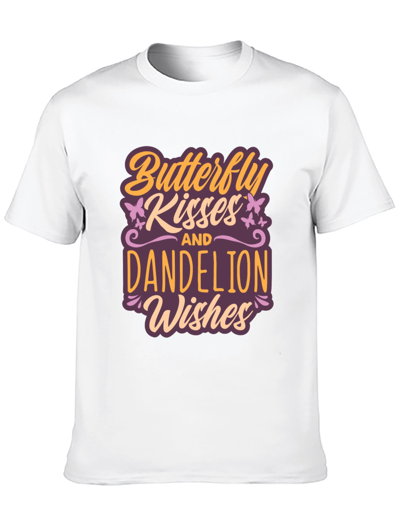 Camiseta Butterfly Kisses and Dandelion Wishes