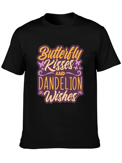 Camiseta Butterfly Kisses and Dandelion Wishes