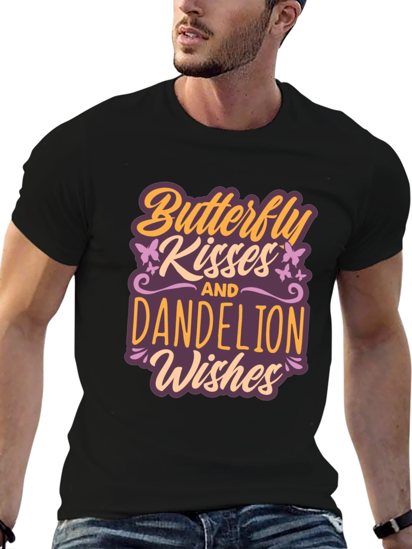 Camiseta Butterfly Kisses and Dandelion Wishes