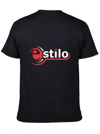 Camiseta Negra Estilo Logo