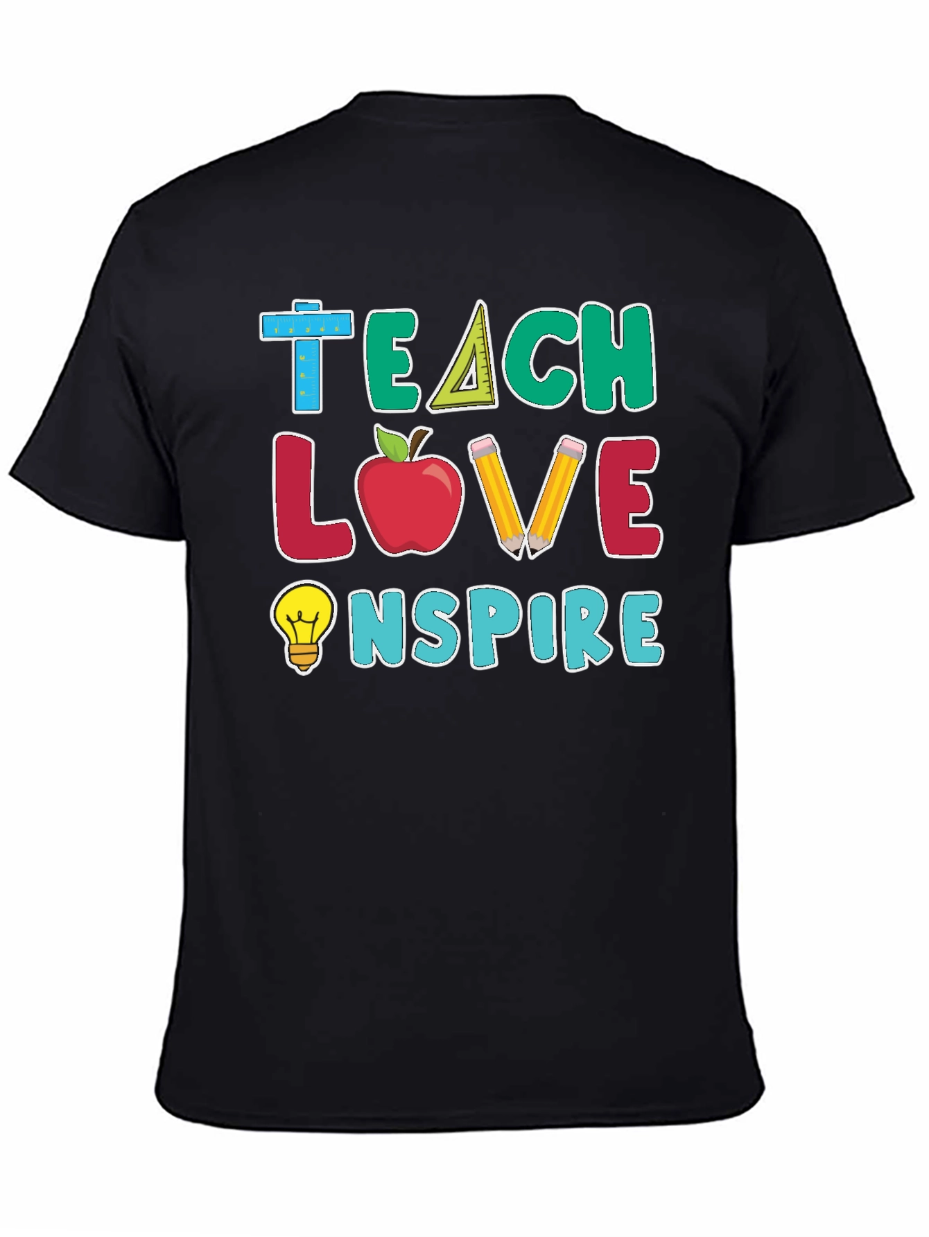 Camiseta Profesor: Enseña Ama Inspira