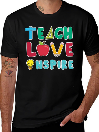 Camiseta Profesor: Enseña Ama Inspira