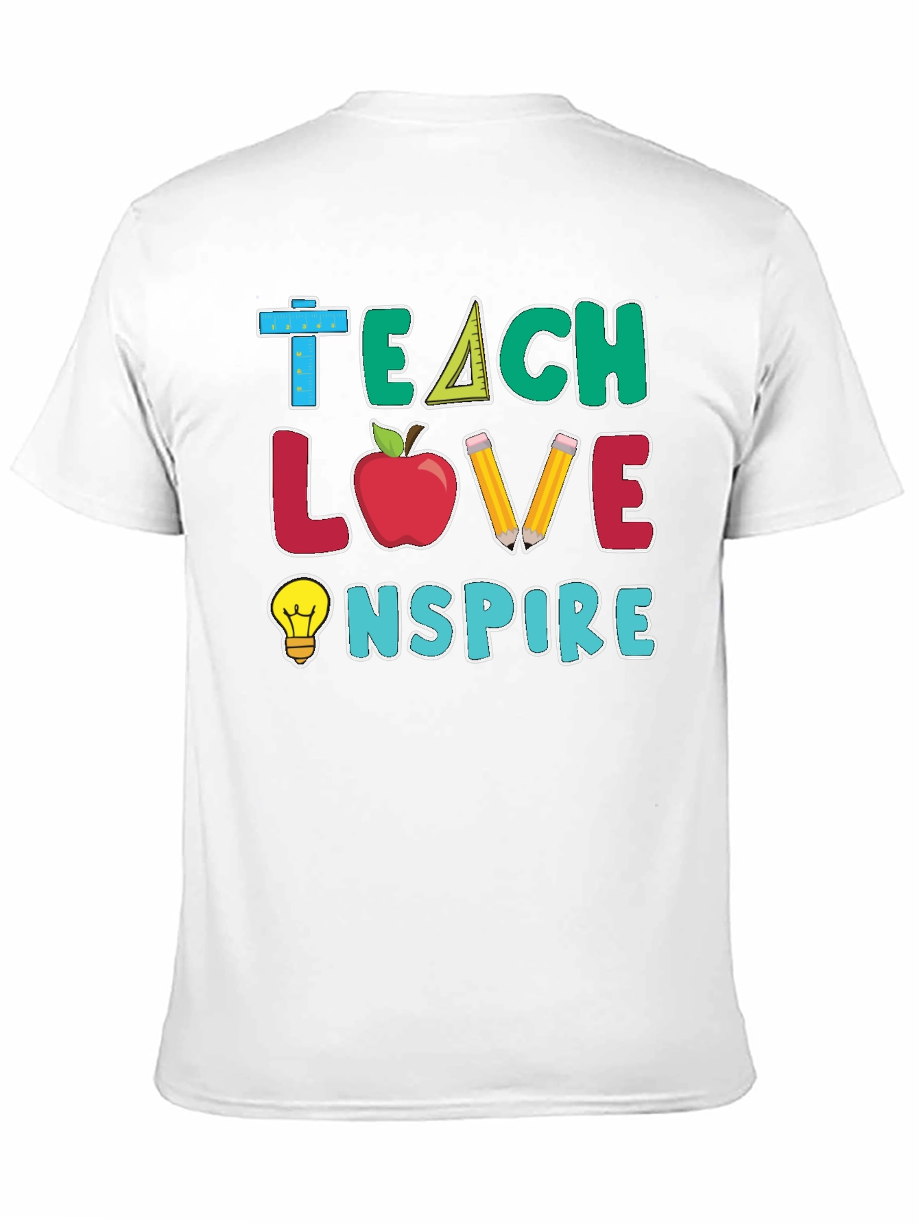 Camiseta Profesor: Enseña Ama Inspira