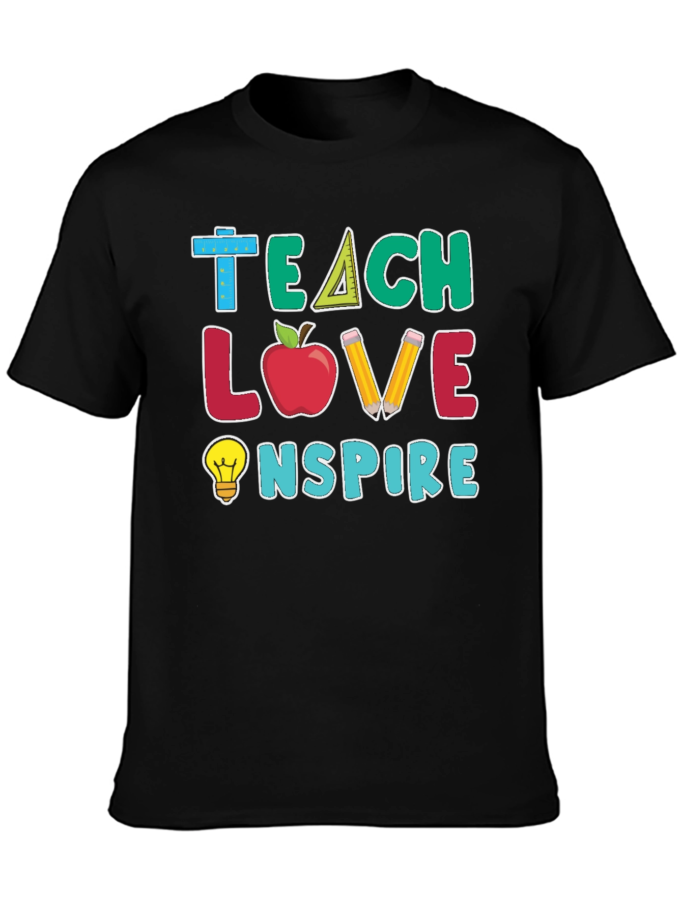 Camiseta Profesor: Enseña Ama Inspira