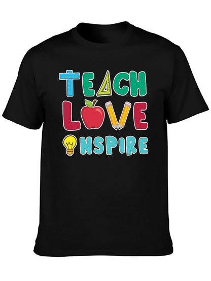Camiseta Profesor: Enseña Ama Inspira