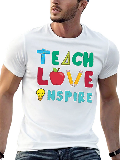 Camiseta Profesor: Enseña Ama Inspira